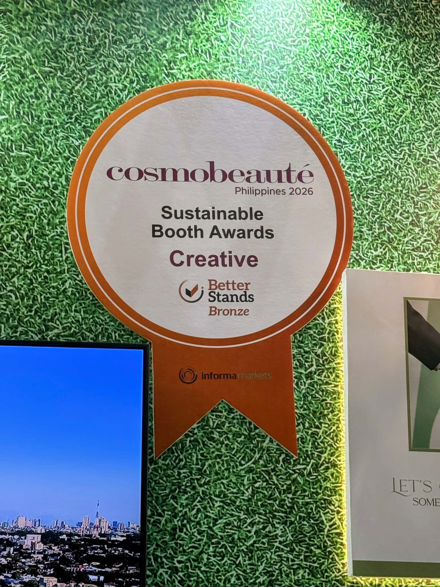 Cosmobeauté July 2026 Sustainable Booth Awards Creative recognition